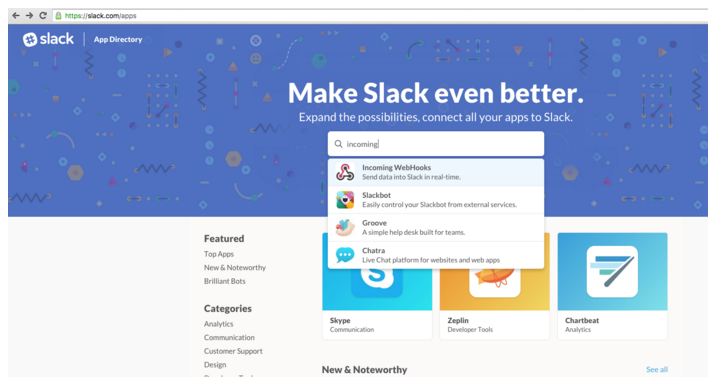 slack webhooks formatting