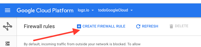 set up google cloud firewall rules