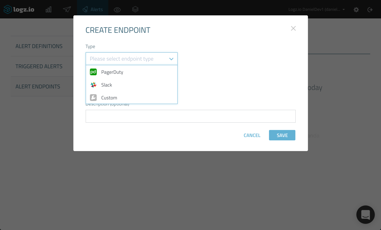 create endpoint dialogue