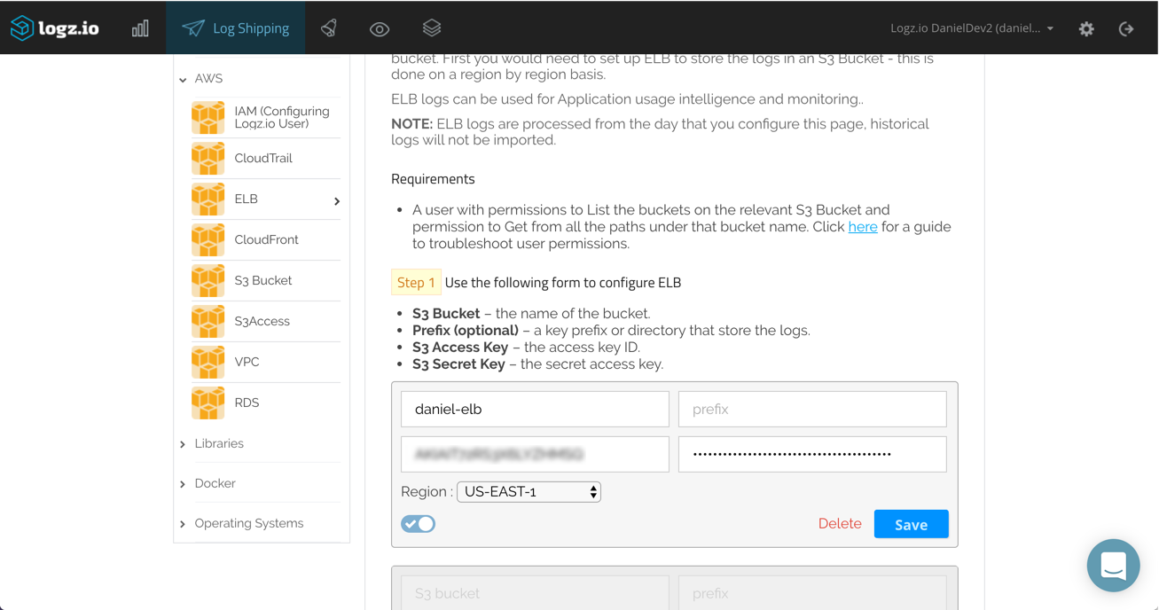 configure s3 bucket