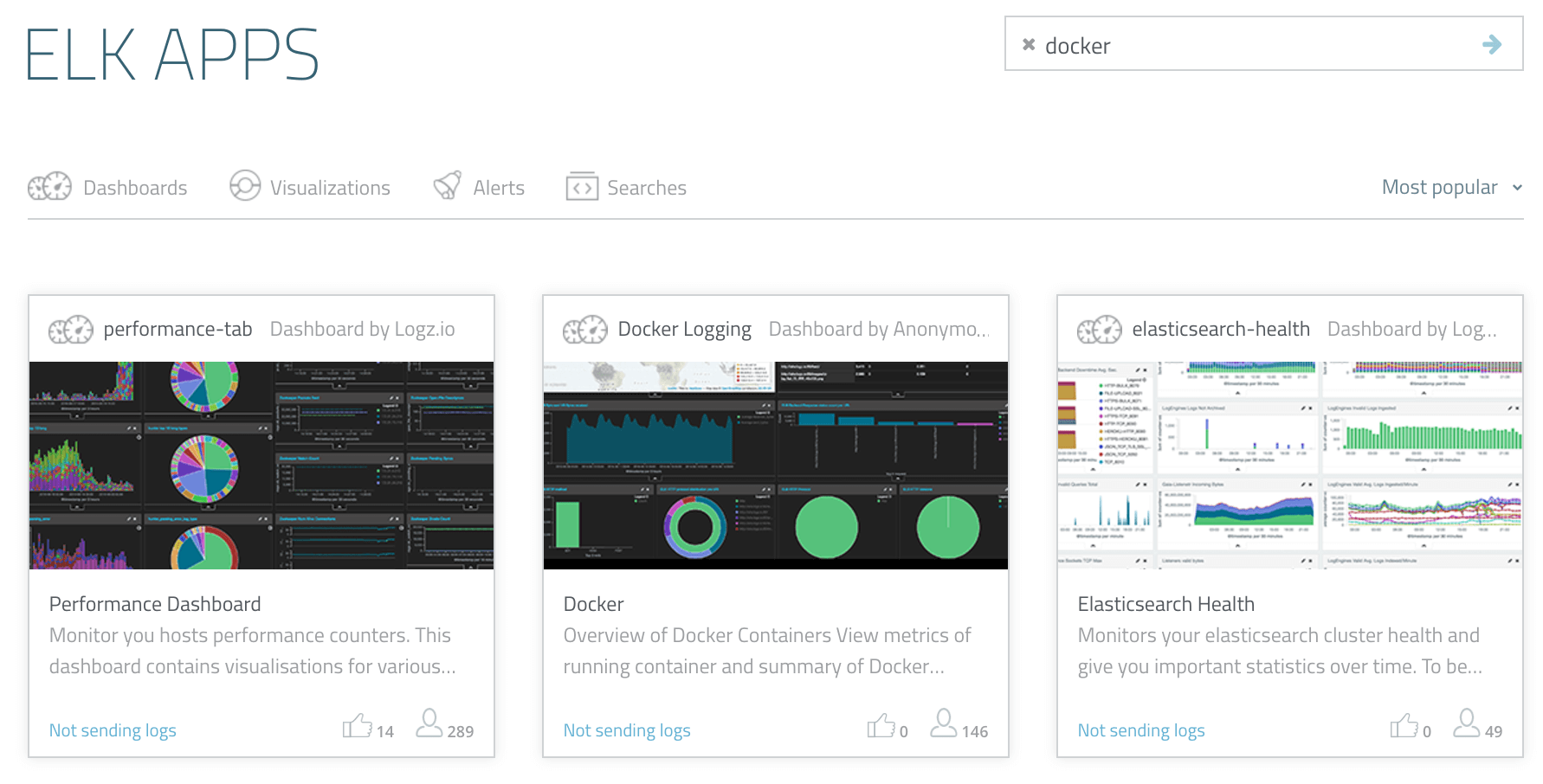 docker elk apps dashboard