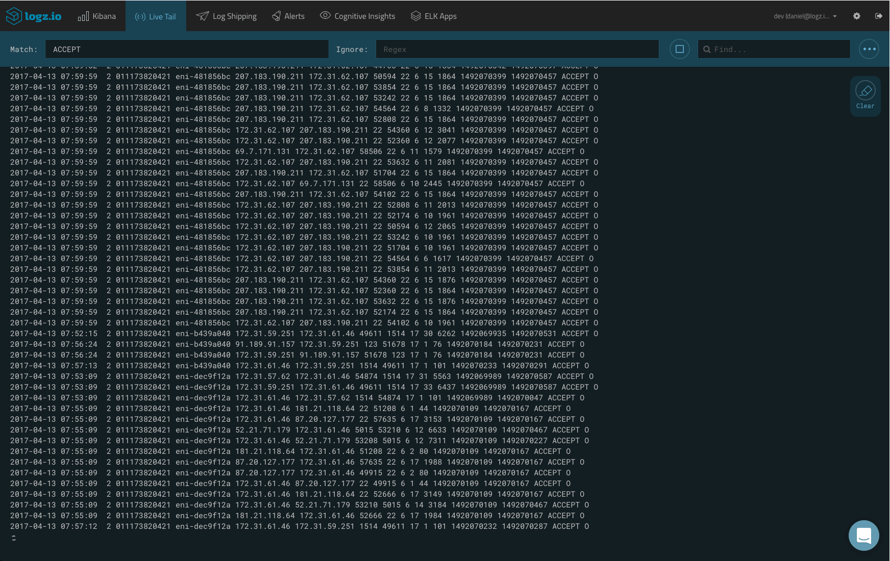 vpc flow logs