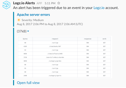 Apache Server Error