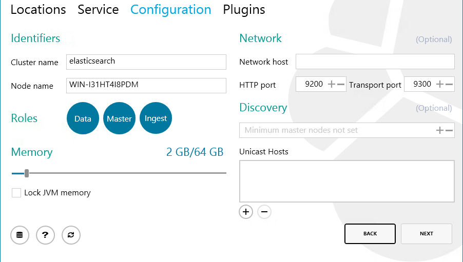 Configure Elasticsearch