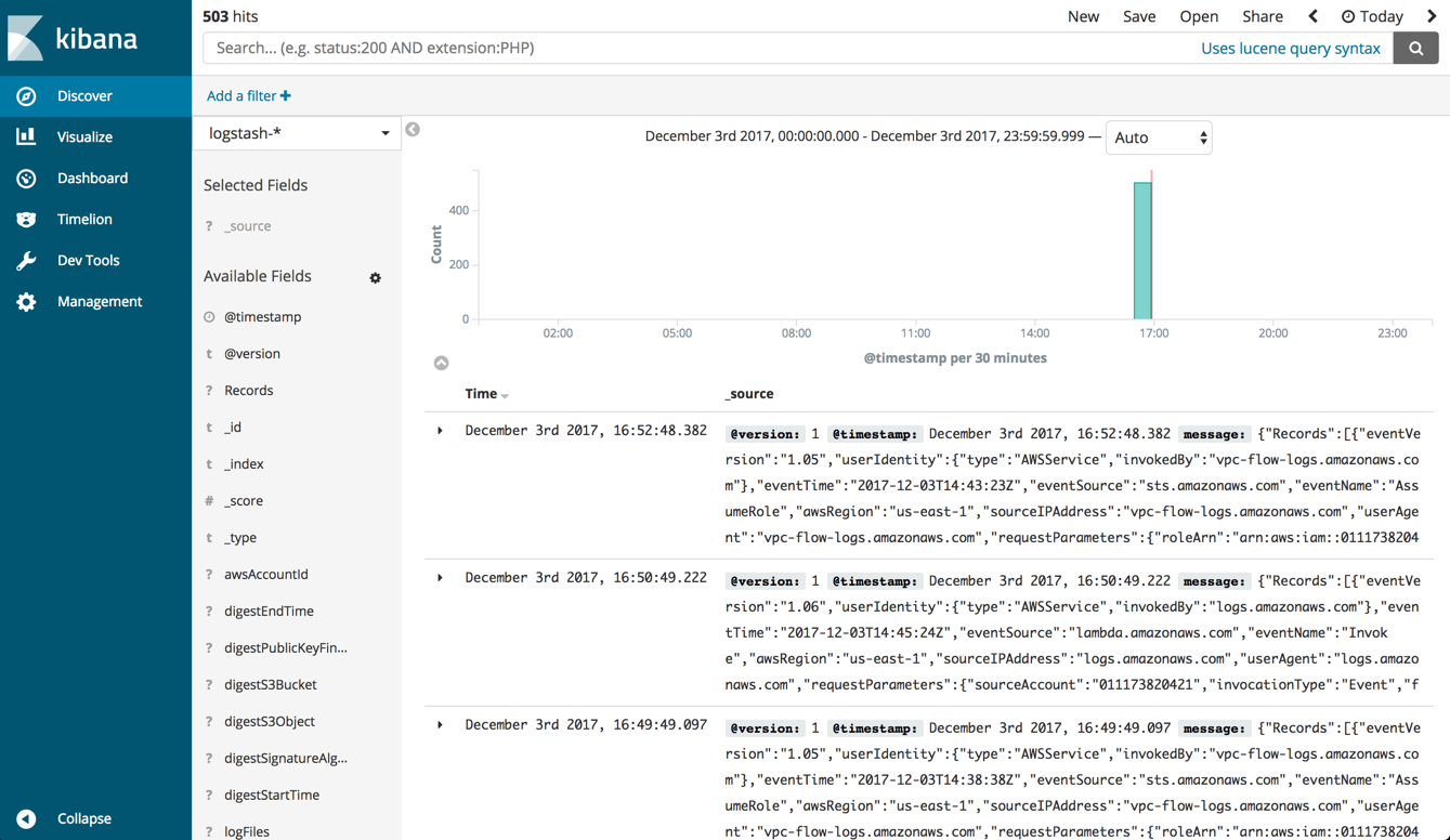 new index Kibana