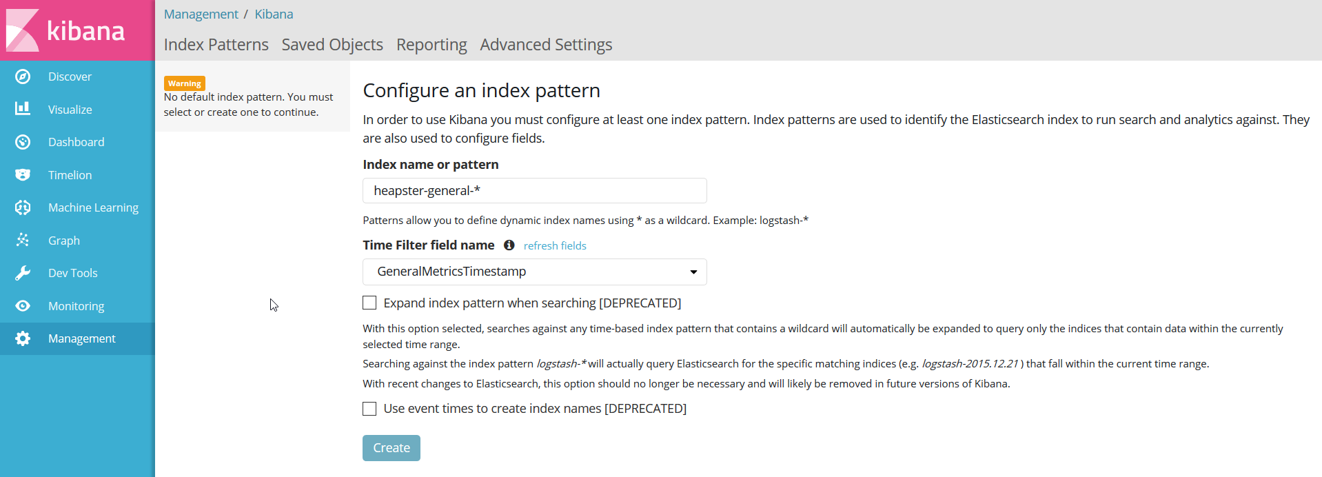 Kubernetes monitoring with Kibana