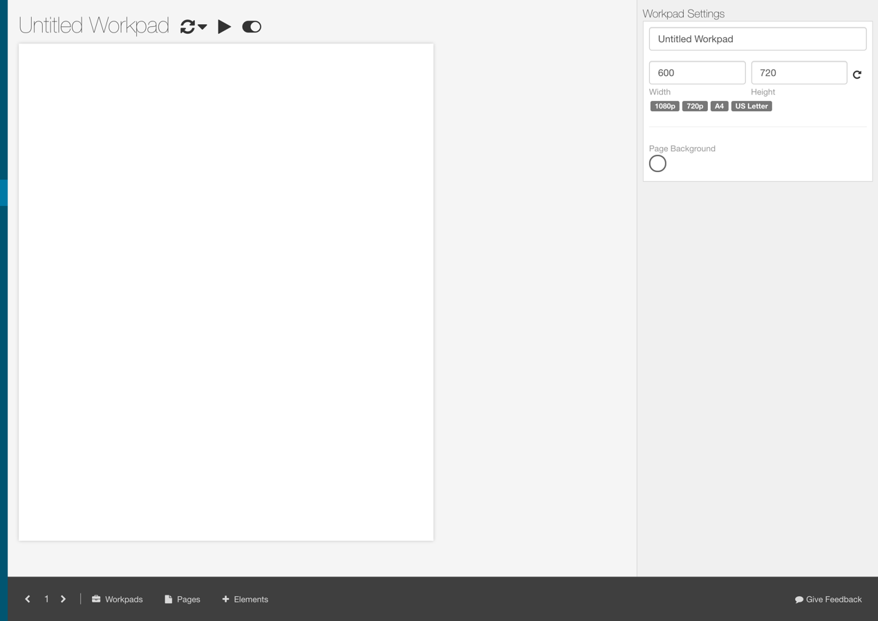 Untitled Workpad