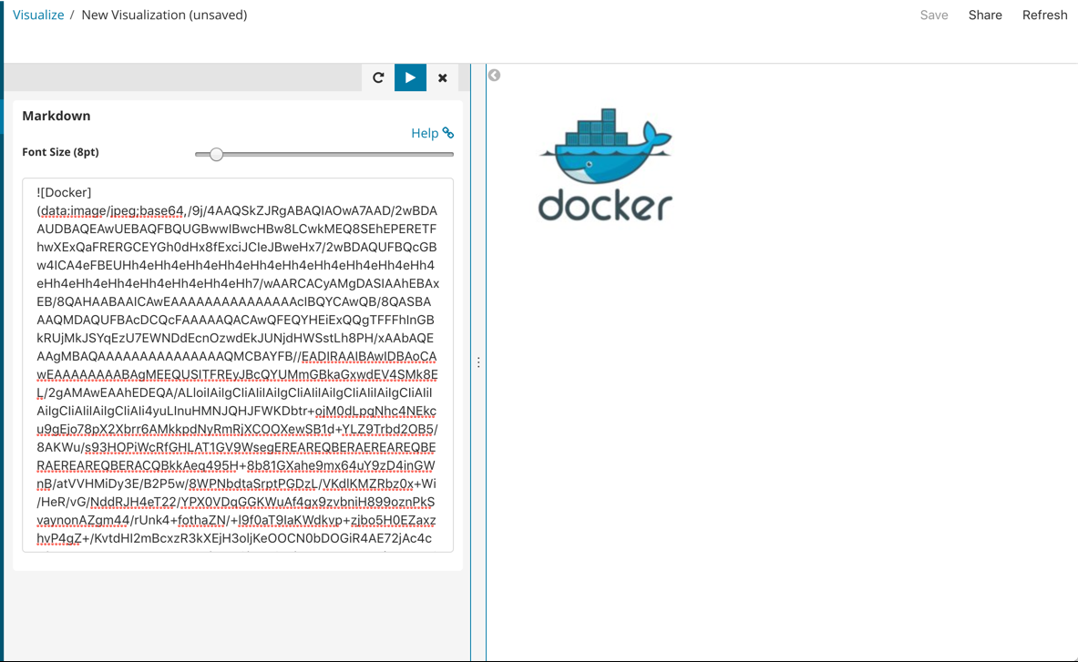 Docker markdown