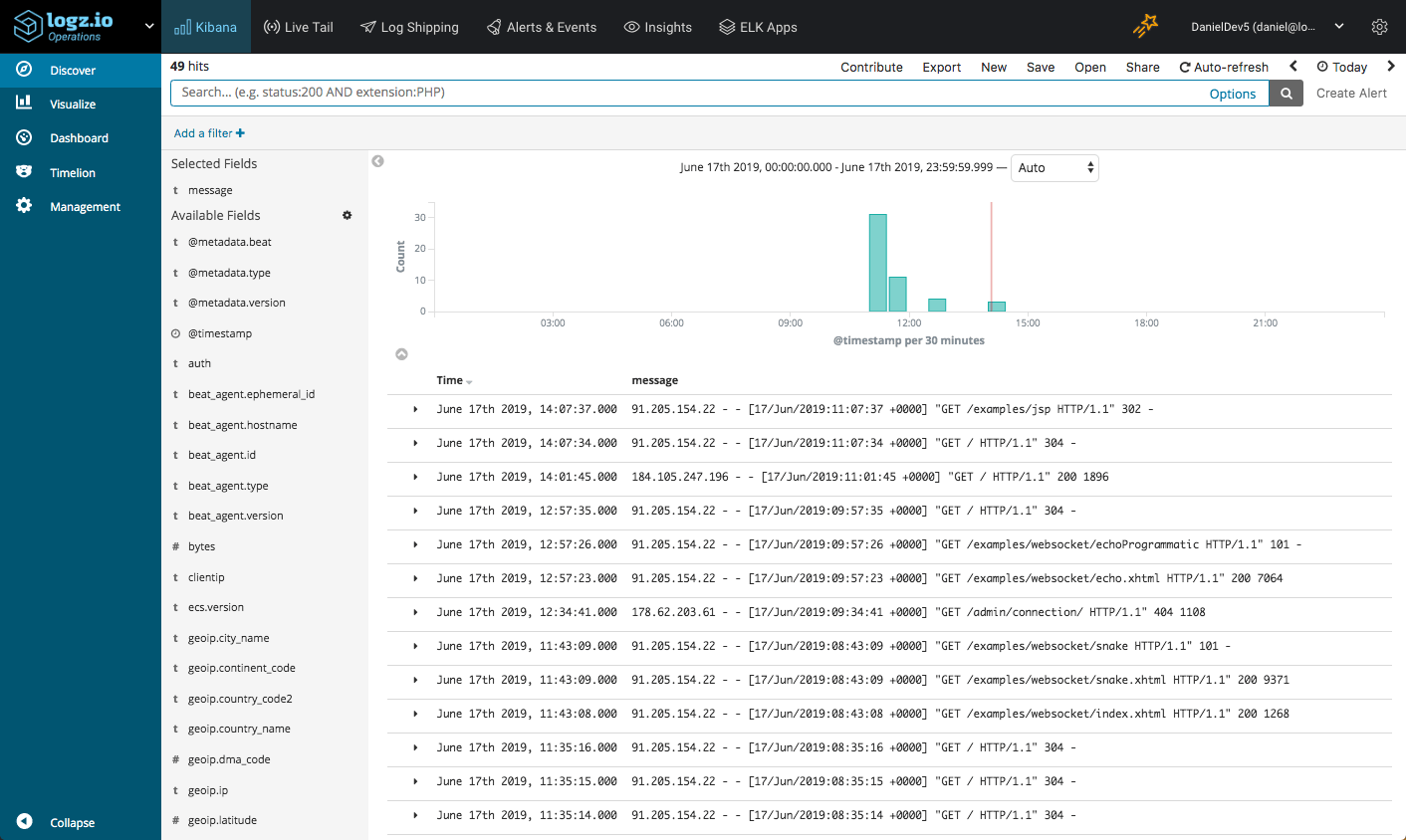 apache tomcat logs path