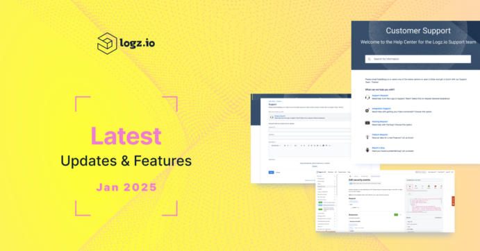 Latest Product Updates and Features in Logz.io | January 2025